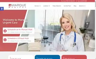 Marquemedical.com Screenshot 2024-07-06 12:52:41