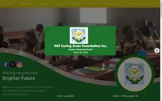 Sfcaringarmsfoundation.com Screenshot 2024-07-05 04:41:38