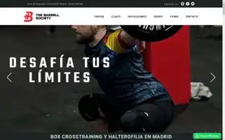 Thebarbellsociety.com Screenshot 2024-05-26 11:19:57