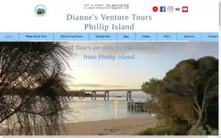 Diannesventuretours.com.au Screenshot 2024-04-26 06:08:05