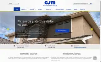 Citysheetmetal.com Screenshot 2024-06-12 08:11:17