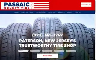 Passaiccountytire.net Screenshot 2024-05-16 11:57:35