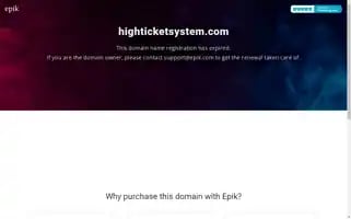 Highticketsystem.com Screenshot 2024-04-18 13:53:02