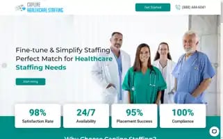 Caplinehealthcarestaffing.com Screenshot 2024-07-05 11:15:54