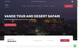 Vandetouranddesertsafari.com Screenshot 2024-04-22 10:04:26