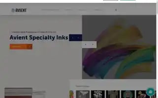 Avientspecialtyinks.com Screenshot 2024-07-06 17:07:13