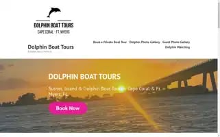 Dolphinboattours.com Screenshot 2024-04-14 20:57:02