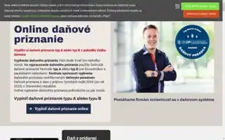 Danovepriznanieonline.sk Screenshot 2024-05-19 19:42:13