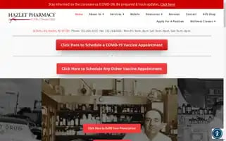 Hazletpharmacy.com Screenshot 2024-05-16 01:05:33
