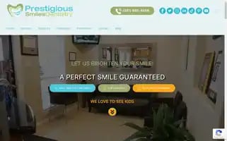Prestigioussmile.com Screenshot 2024-05-16 13:29:08