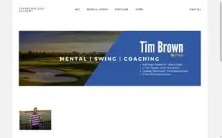 Timbrowngolfacademy.com Screenshot 2024-07-02 10:50:08