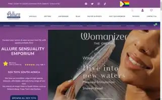 Alluresensuality.co.za Screenshot 2024-06-28 07:23:45