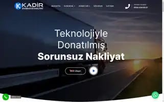 Kadirevdenevenakliyat.com.tr Screenshot 2024-07-03 12:26:48