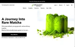 Breakawaymatcha.com Screenshot 2024-05-04 14:45:57