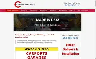 Carportstexarkana.com Screenshot 2024-05-15 16:42:43