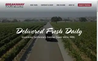 Breakaway-tours.com Screenshot 2024-04-17 18:08:39