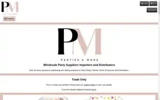 Partiesandmore.com.au Screenshot 2024-05-13 07:58:59