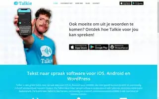 Talkie-app.nl Screenshot 2024-06-29 22:34:50