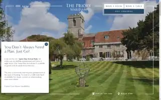Theprioryhotel.co.uk Screenshot 2024-04-18 08:06:59