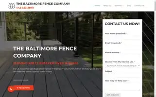 Thebaltimorefencecompany.com Screenshot 2024-06-29 01:09:15