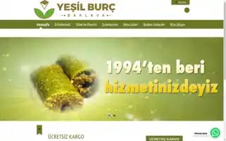 Yesilburcbaklava.com Screenshot 2024-05-23 15:00:57