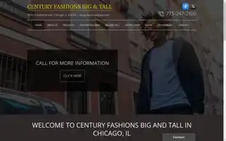 Centuryfashionsbigandtall.com Screenshot 2024-05-15 17:03:36