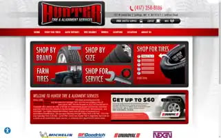Huntertireandalignment.com Screenshot 2024-05-16 02:06:35