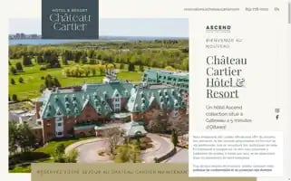 Chateaucartierhotelresort.com Screenshot 2024-04-25 05:52:02