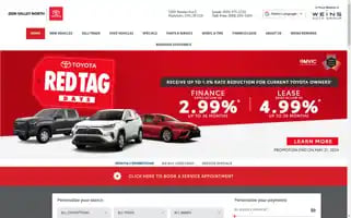 Donvalleynorthtoyota.com Screenshot 2024-05-09 11:16:58