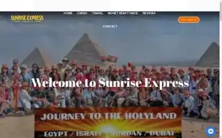 Sunriseexpresscargotravelntours.com Screenshot 2024-04-23 12:19:05