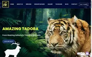 Tadobasafariandtours.com Screenshot 2024-04-17 13:02:42