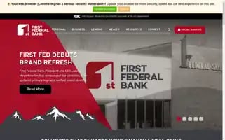 Bankfirstfed.com Screenshot 2024-07-05 09:07:03