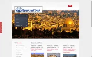 Blessedlandtours.com Screenshot 2024-04-17 08:19:43