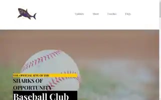 Sharkstravelbaseball.com Screenshot 2024-04-14 11:55:26