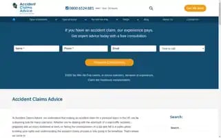 Accidentclaimsadvice.org.uk Screenshot 2024-06-13 09:29:09