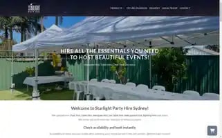 Starlightpartyhire.com.au Screenshot 2024-05-21 09:47:04