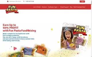 Funpastafundraising.com Screenshot 2024-06-29 12:54:07