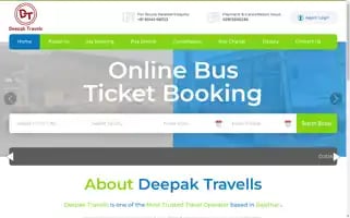 Deepaktravells.com Screenshot 2024-04-15 05:06:57