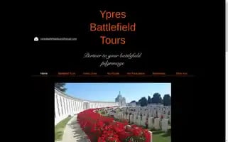 Ypresbattlefieldtours.be Screenshot 2024-04-17 08:49:48