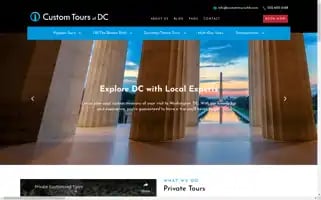 Customtoursofdc.com Screenshot 2024-04-23 11:46:29