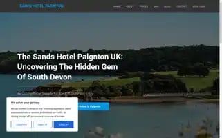 Sandshotelpaignton.co.uk Screenshot 2024-04-17 12:59:47