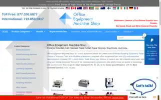 Officeequipmentmachineshop.com Screenshot 2024-05-13 05:33:36