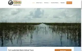Evergladesswamptours.com Screenshot 2024-04-17 00:47:31