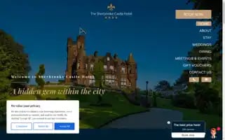 Sherbrookecastlehotel.com Screenshot 2024-04-14 09:22:47