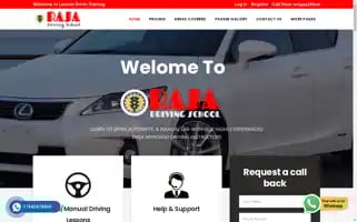 Rajadrivingschool.co.uk Screenshot 2024-06-14 06:44:07