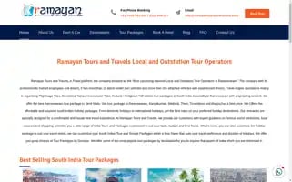 Ramayantoursandtravels.com Screenshot 2024-04-14 23:55:35