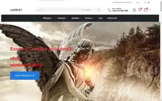 Candleartesoteric.com Screenshot 2024-05-22 06:58:30