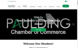 Pauldingchamber.org Screenshot 2024-06-26 08:17:18