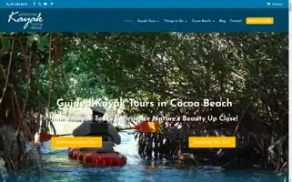 Kayakcocoabeach.com Screenshot 2024-05-12 14:15:07
