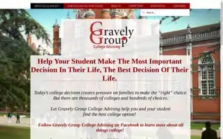 Gravelygroupcollegeadvising.com Screenshot 2024-07-07 16:29:16
